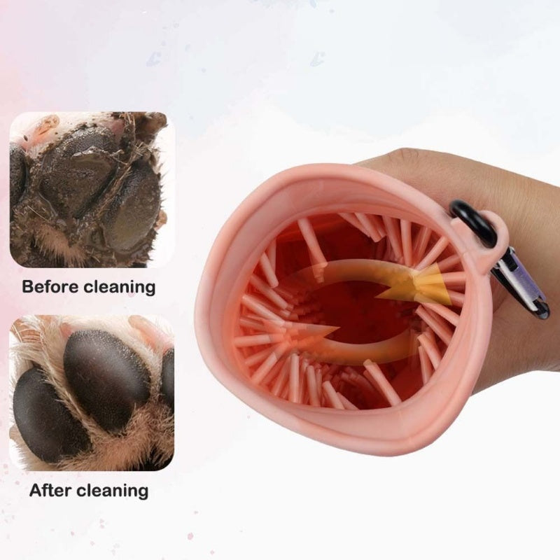 2-in-1 Portable Dog Paw Cleaner Cup