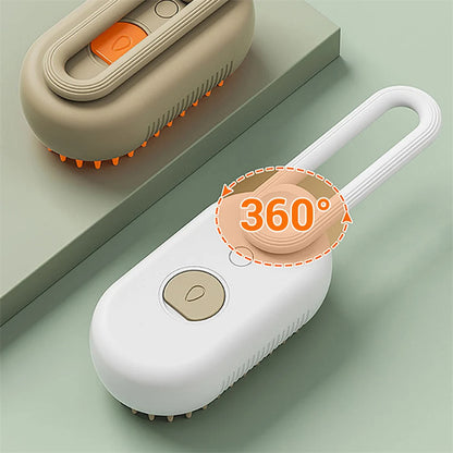 3-in-1 Steamy Pet Grooming Brush